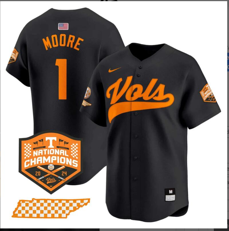 Men Tennessee Volunteers 2024 Champions Vapor Premier Limited NCAA jerseys->customized nfl jersey->Custom Jersey